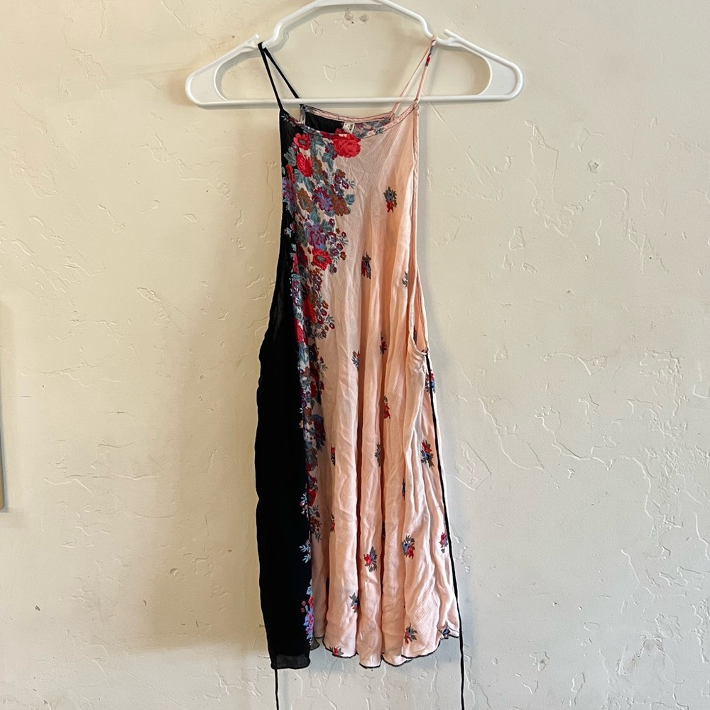 Intimately Free People Pink Printed Lightweight Blouse Medium